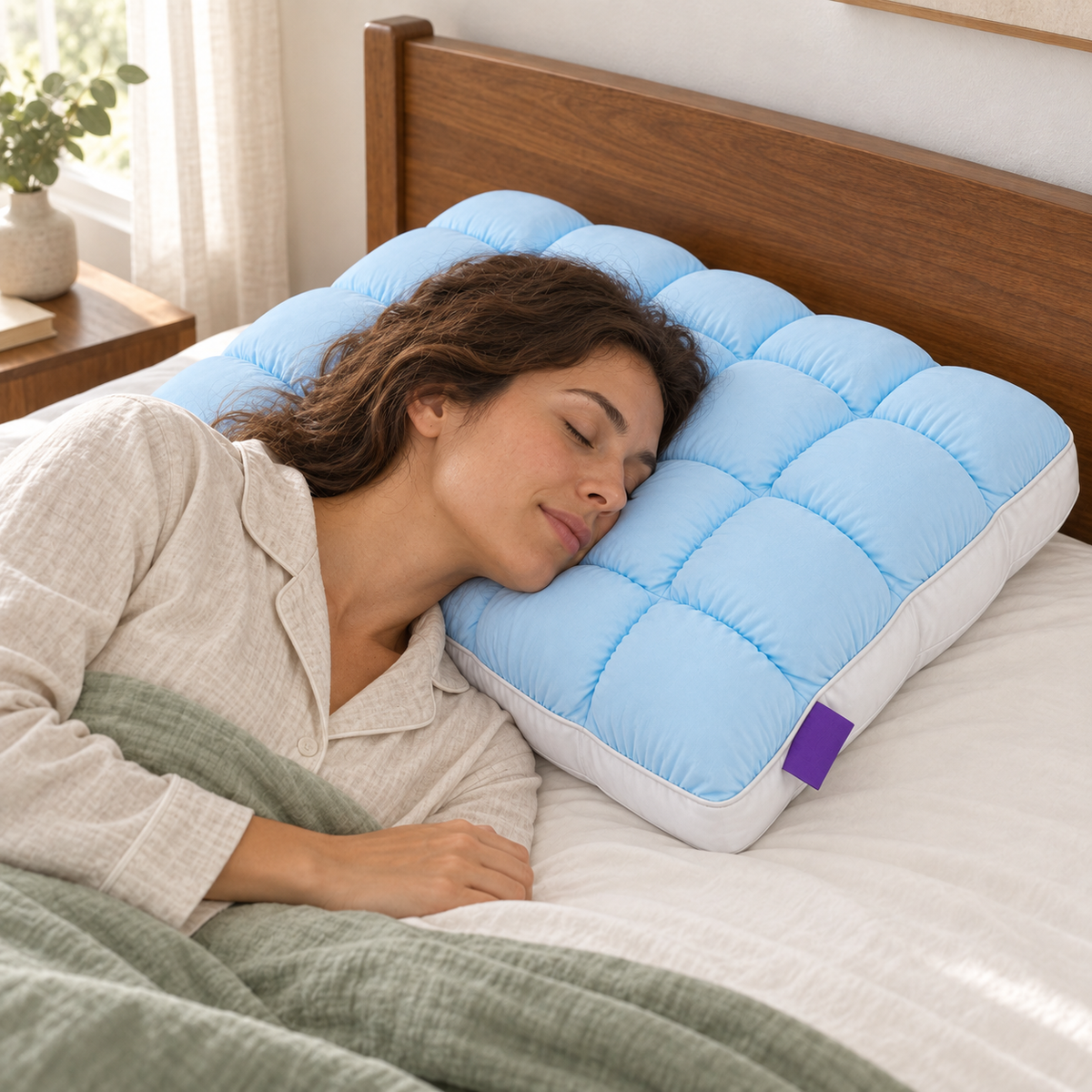 Quilted Puff Pillow