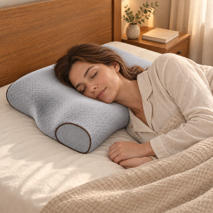 Butterfly Contour Memory Foam Pillow