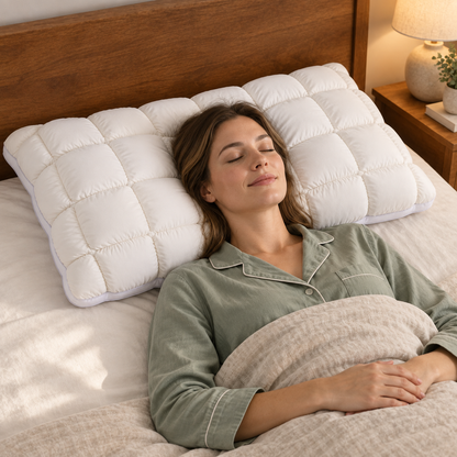 Quilted Polyester Fiber Pillow